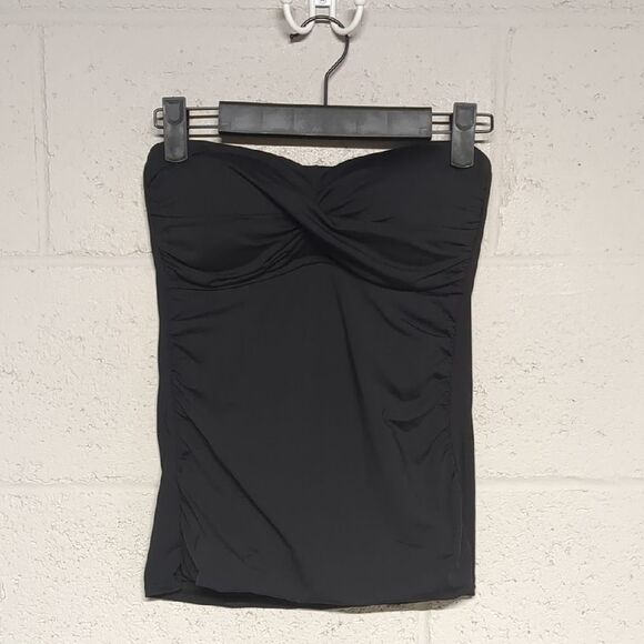 Anne Cole Strapless Padded Tankini Swim Top Size Small - Picture 1 of 5